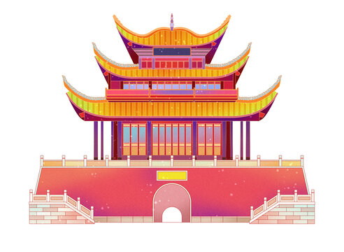 湖南岳陽岳陽樓古建筑