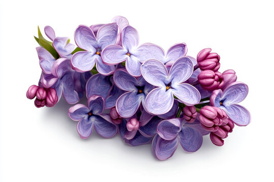 春天丁香花束特寫