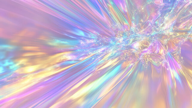 夢幻彩虹漸變光影抽象背景圖