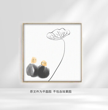 方形禪意裝飾畫