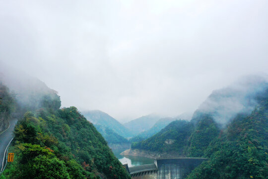 霍山風光