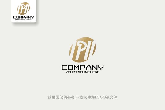IP字母金融投資商貿(mào)logo