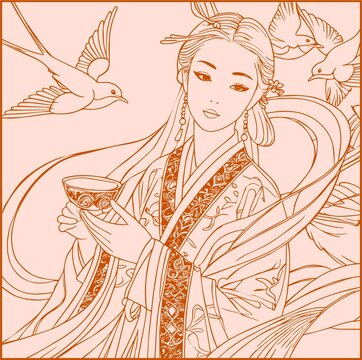 燕窩插畫