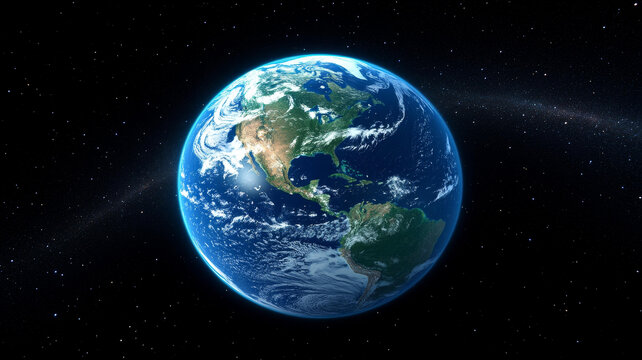 宇宙中的地球：一顆美麗的星球