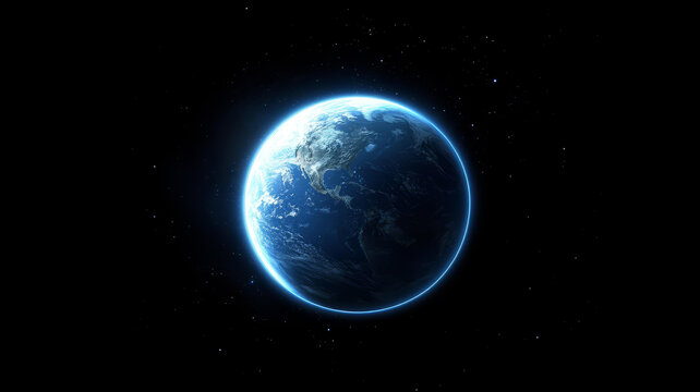 宇宙中的藍色星球