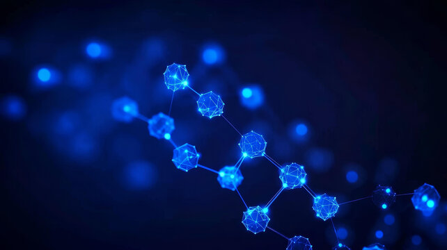 抽象分子結(jié)構(gòu)圖示
