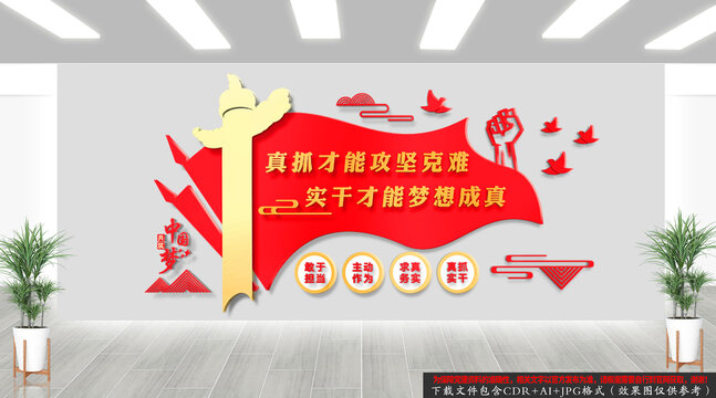 真抓實(shí)干黨建文化墻