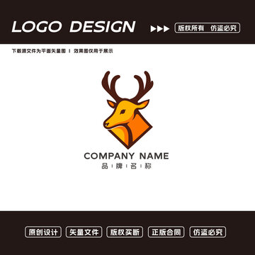 梅花鹿logo標志