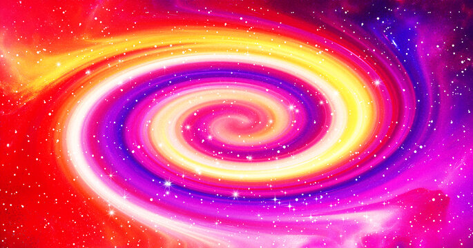 美麗唯美旋渦星空