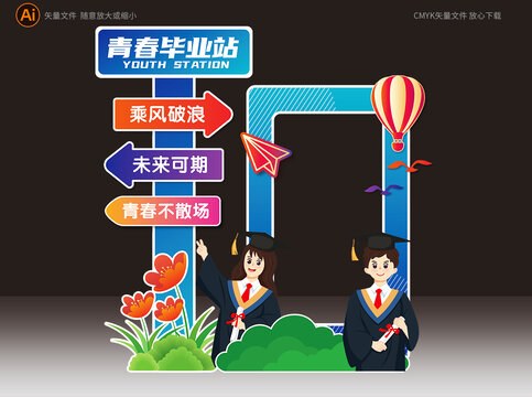 畢業(yè)留影框