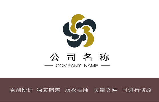 理財(cái)類公司logo設(shè)計(jì)金色logo