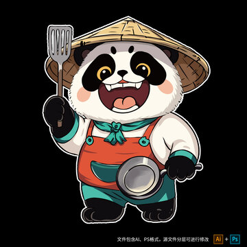 可愛(ài)廚師IP形象