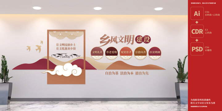 鄉(xiāng)風文明建設文化墻