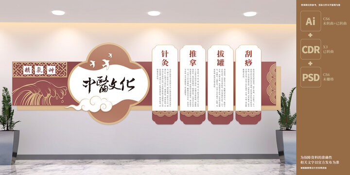 中醫(yī)展板文化墻