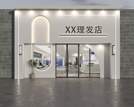 理發(fā)店門頭