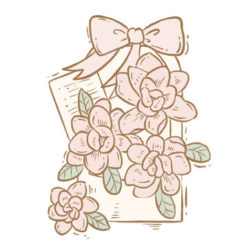 花卉插畫