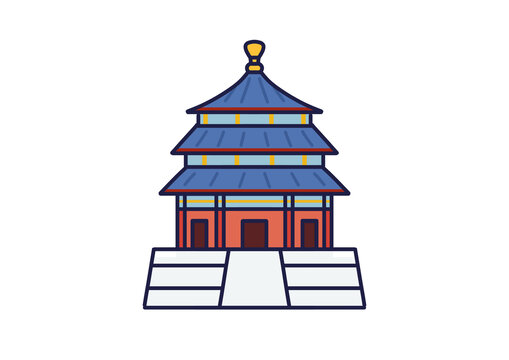 天壇卡通畫
