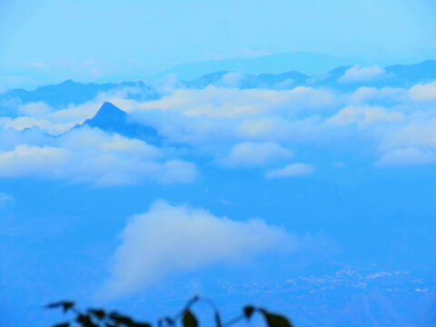 中國(guó)湖南張家界天門(mén)山旅游風(fēng)光