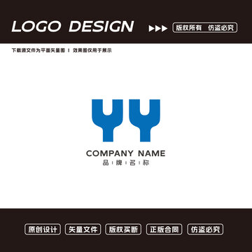 Y字母logo標(biāo)志