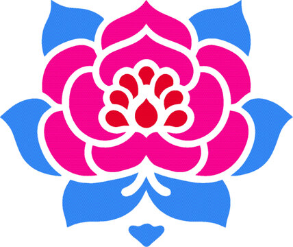 牡丹花矢量紋樣設(shè)計(jì)eps格式矢量圖