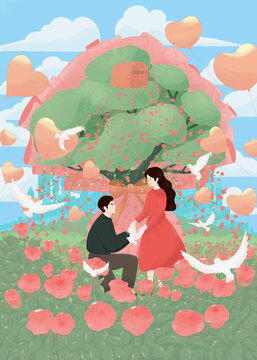 情人節(jié)求婚