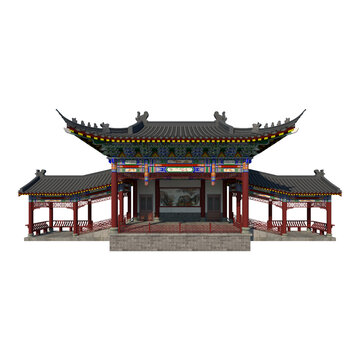 戲臺立面效果圖