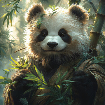 寫實(shí)熊貓