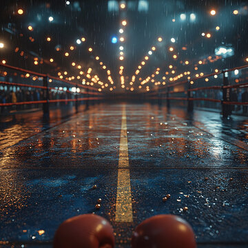 都市雨夜