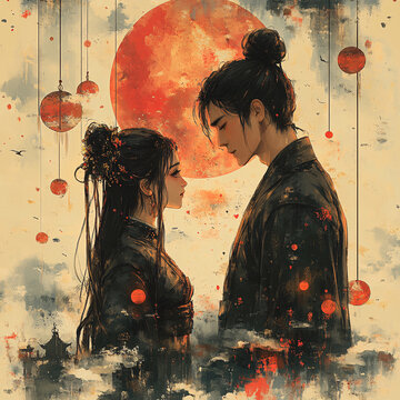 古風(fēng)情侶
