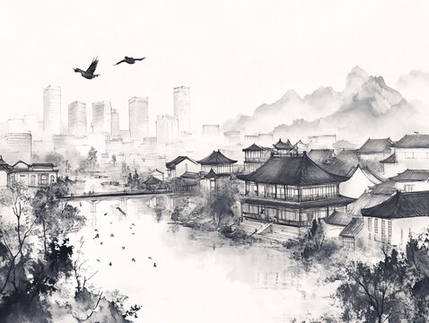 水墨延邊
