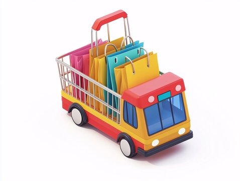 手推車場景圖