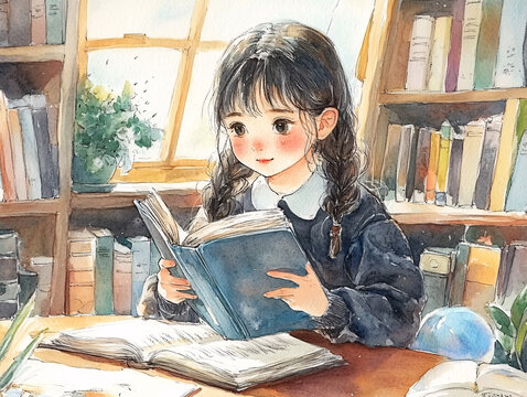 圖書館兒插