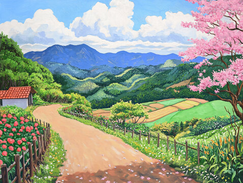 果園田園風光