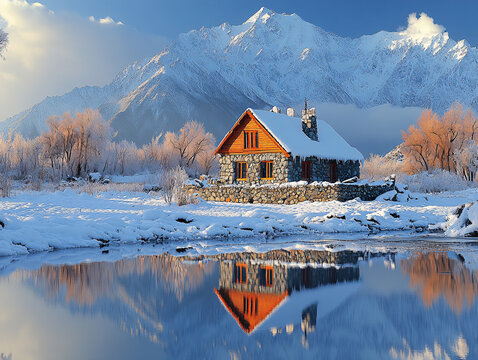 高清大畫幅冬天雪景