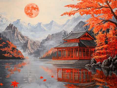 日式風(fēng)景畫