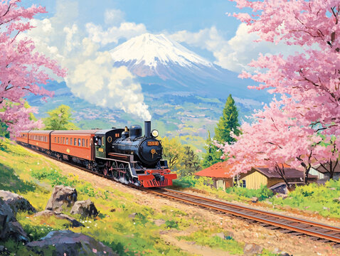 火車(chē)旅途風(fēng)景