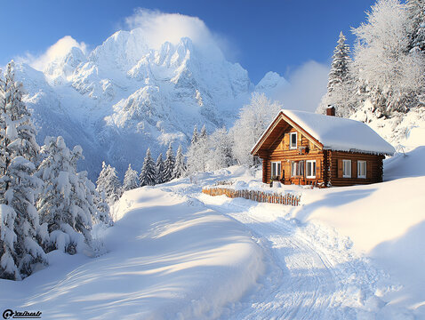 高清大畫幅冬天雪景