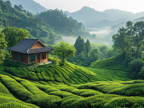 茶園圖片素材下載