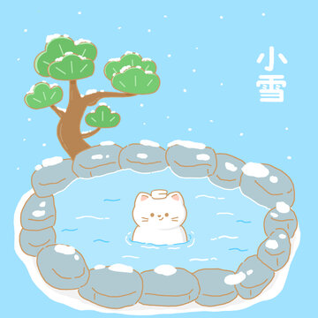 小雪插畫