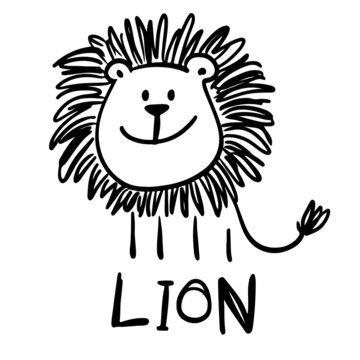 獅子線稿