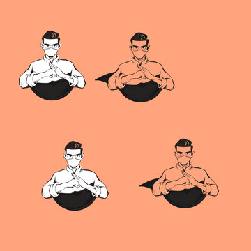 理發(fā)人物設(shè)計