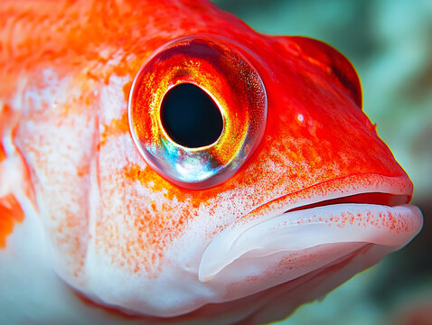 金魚嘴特寫