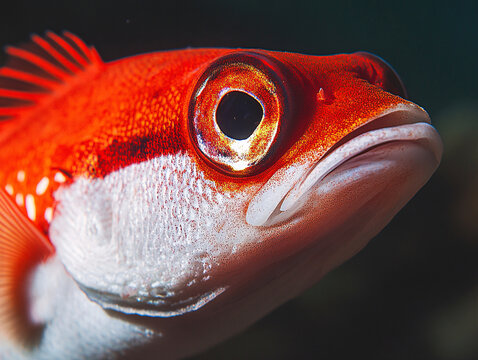 金魚嘴特寫