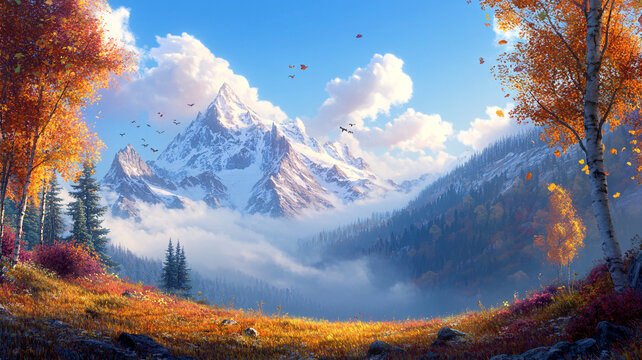寬屏風景畫
