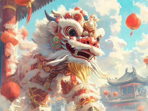 舞龍舞獅壁紙