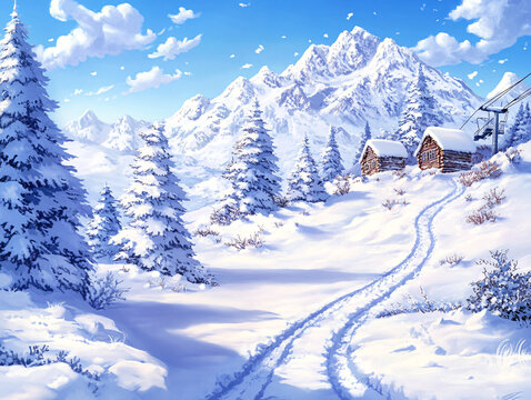 雪景風景