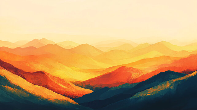 黃昏遠山