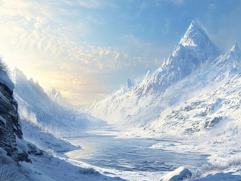 雪山大場(chǎng)景