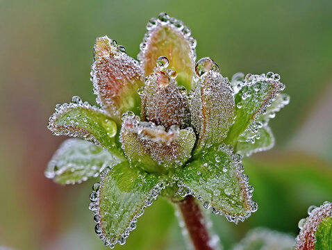 月季霜花