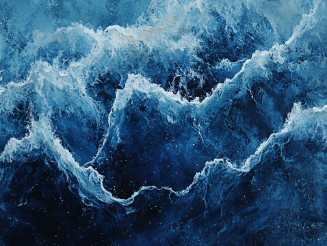 海洋流體畫